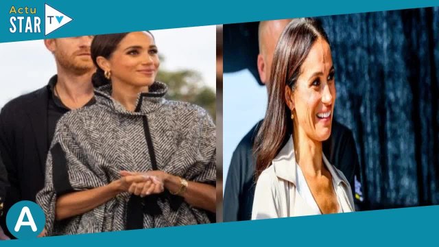 Meghan Markle épaules dénudées en total look crème, l’épouse du prince Harry fait tourner les tête