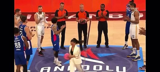 EuroLeague'de saygı duruşu gerçeği: "Siviller!"