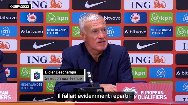 Deschamps très fier après la qualification des Bleus pour l'Euro 2024