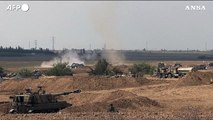 Gaza, attacchi di artiglieria dell' esercito israeliano