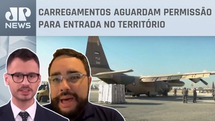 Auxílio humanitário para Faixa de Gaza chega no Egito; Neitzke e Rodrigues Vieira analisam