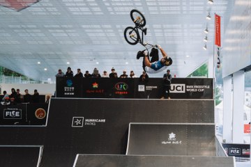 Nick Bruce - 1st Semi Final Run UCI BMX Freestyle World Cup Bazhong 2023