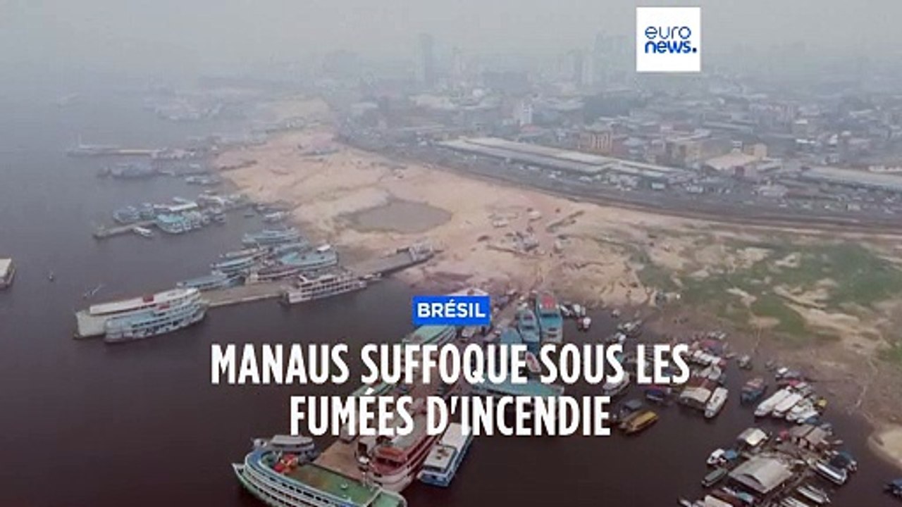 Déforestation : la capitale de l'Amazonie brésilienne noyée par la fumée des incendies