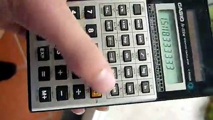 Old Casio calculator fx-115M
