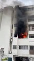 Vidéo - Incendie dans un appartement à Saint-Denis