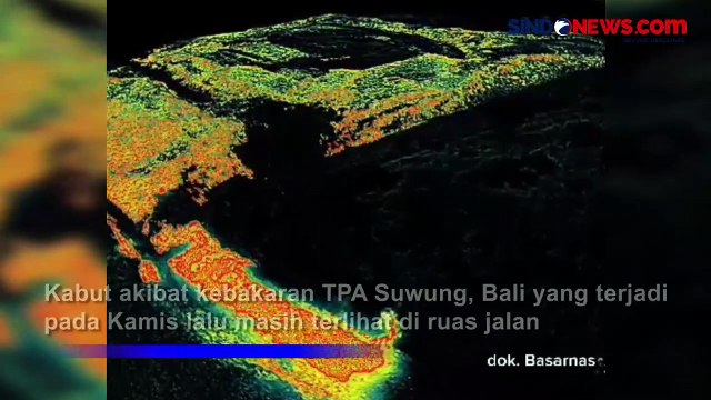 Bali Diselimuti Asap Tebal Akibat Kebakaran TPA Suwung, Penerbangan Pesawat Komersil Tak Terganggu