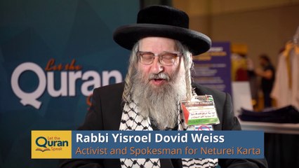 "We Cry for the Palestinians" (Rabbi Yisroel Dovid Weiss)