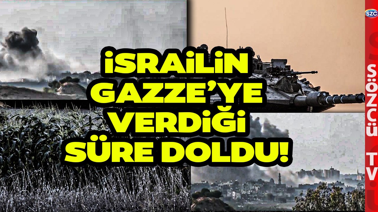SON DAKİKA Kara Harekatı Başladı mı? İşte Sderot'tan Canlı Görüntüler