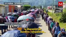 Sigue la tensión por el secuestro de ejidatarios en Chiapas