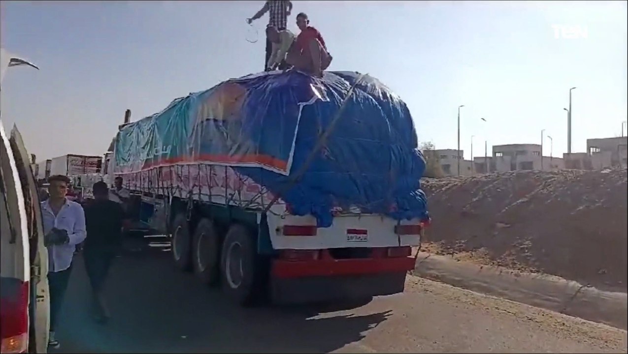 انطلاق قوافل التحالف الوطني للعمل الأهلي التنموي وحياة كريمة بالمساعدات الإنسانية للشعب الفلسطيني