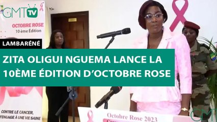 [#Reportage] Lambaréné : Zita Oligui Nguema lance la 10ème édition d’Octobre rose