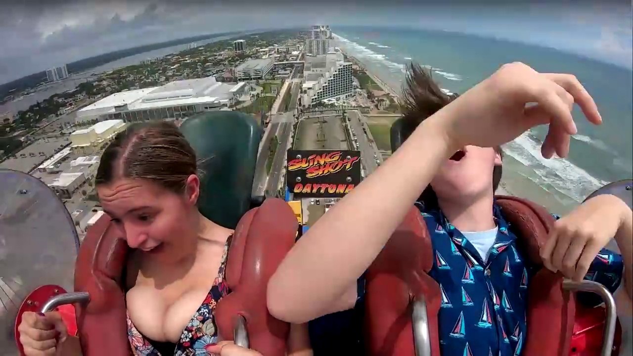 Girls Passing Out | Funny Slingshot Ride Compilation #7