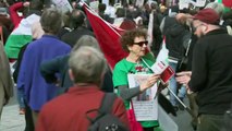 March and rally in solidarity with Palestinians in central London  AFP_720p