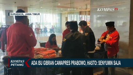 Ada Isu Gibran Cawapres Prabowo, Sekjen PDI-P: Senyumin Saja