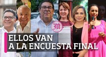 Ellos van a la encuesta final de Morena para la gubernatura