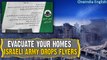 Israel-Hamas War: Israel army drops flyers warning Gaza residents to flee 'immediately' | Oneindia