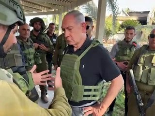 نتنياهو يزور كيبوتس بيئيري