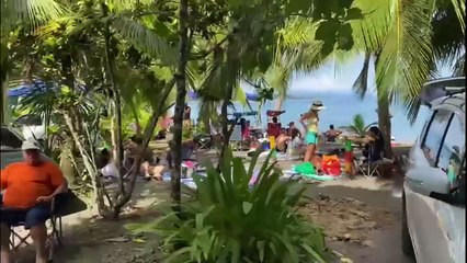 tn7-cientos de ticos disfrutan del Caribe previo al eclipse-141023