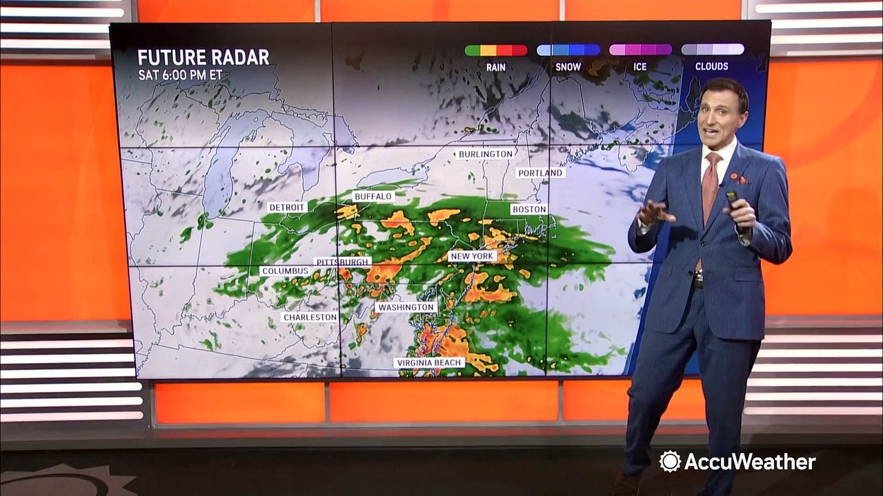Northeast drenched by weekend rainstorm