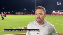 Wes Hart talks about scoring set piece goals