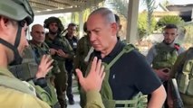 Le Premier ministre israélien Netanyahu a rendu visite aux soldats à la frontière： Êtes-vous prêt pour la prochaine étape？