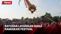 Layangan Naga Unjuk Kebolehan di Festival Layang-Layang Cilacap