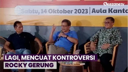 Kontroversi Rocky Gerung Kembali Mencuat, Sebut Dinasti Politik sedang Disiapkan