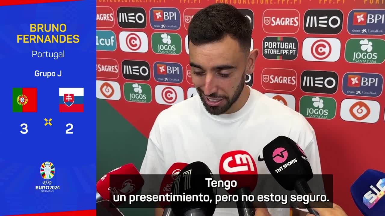 Bruno Fernandes sobre Cristiano