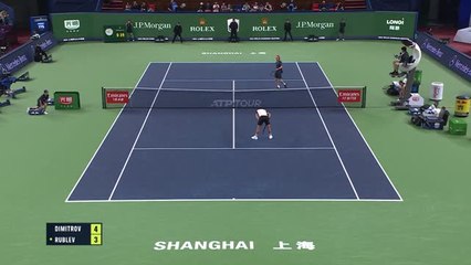 Shanghai - Rublev prend le meilleur sur Dimitrov et rallie la finale