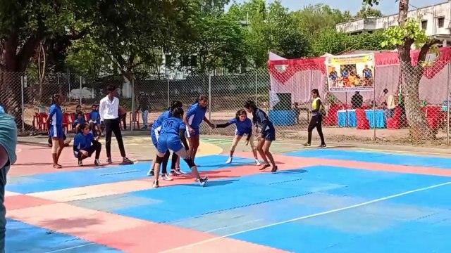 Kabaddi competition organized in girls college