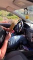 Driver Freaks Out Over Little Green Hitchhiker