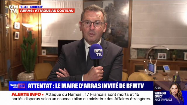 Enseignant tué Arras: un rassemblement citoyen aura lieu dimanche à 11h, en hommage à Dominique Bernard, affirme le maire