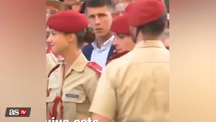 La otra imagen de Leonor a principios de octubre que ahora coge más fuerza