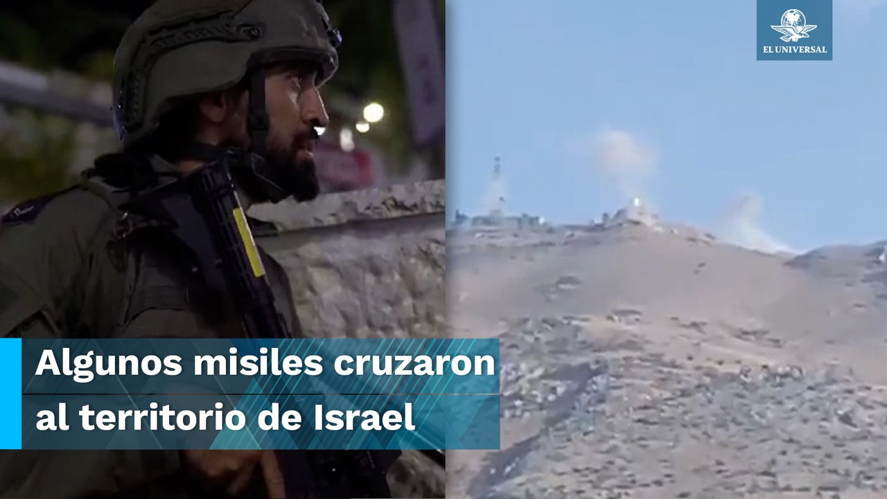 Con bombardeos, Israel responde a lanzamiento de 30 proyectiles desde Líbano