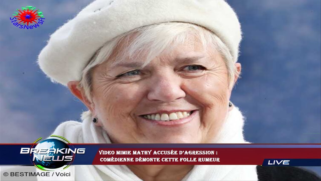 VIDEO Mimie Mathy accusée d’agression :  comédienne démonte cette folle rumeur