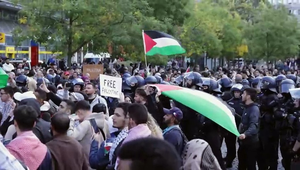 Frankfurt: Pro-palästinensische Kundgebung wegen Demoverbots aufgelöst