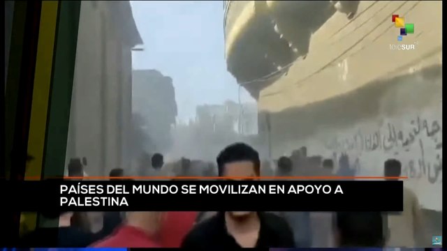 teleSUR Noticias 14:30 14-10: Ciudadanos de varios países marchan en respaldo a la causa palestina