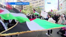 Per Israele o per la Palestina: manifestazioni in tutta Europa