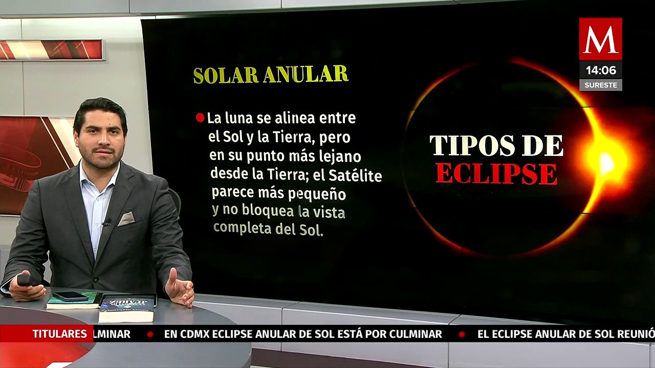 Estos son los tipos de eclipses solares que se...