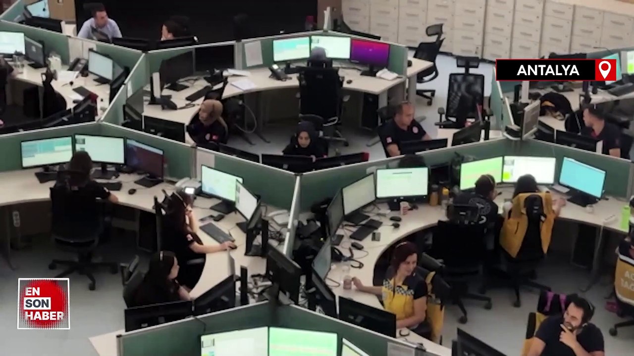 Antalya'da 112 Acil Çağrı Merkezine gelen ihbarların yarısından fazlası gereksiz