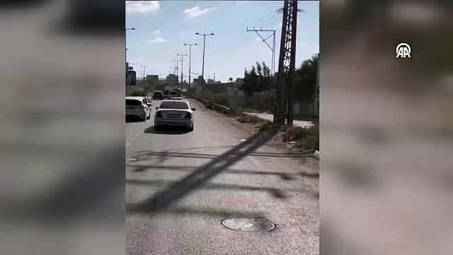 İsrail'in sivillerin tahliye konvoyuna düzenlediği bombalı saldırının görüntüleri paylaşıldı