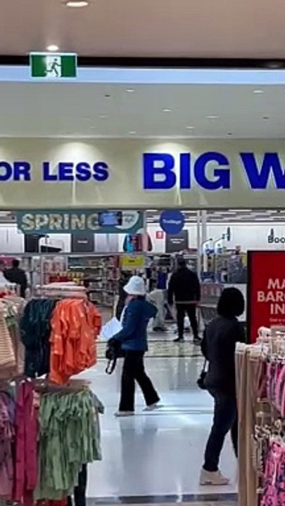 Man Damages Signs at Melbourne Kmart
