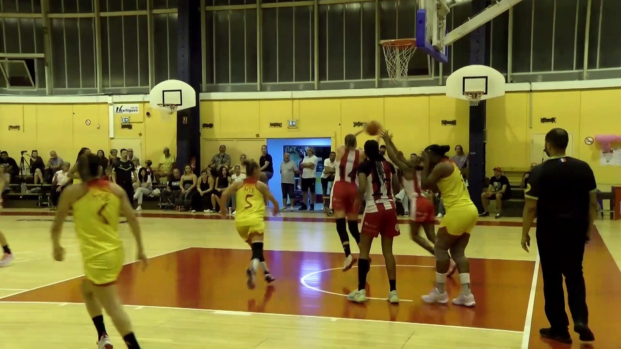 Interview maritima: Isabelle Cortesi après la défaite de Martigues Basket contre Monaco