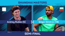 Rublev reaches Shanghai final with straight sets win over Dimitrov