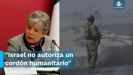 SRE busca sacar a mexicana de Gaza; “aún la guerra tiene reglas", señala