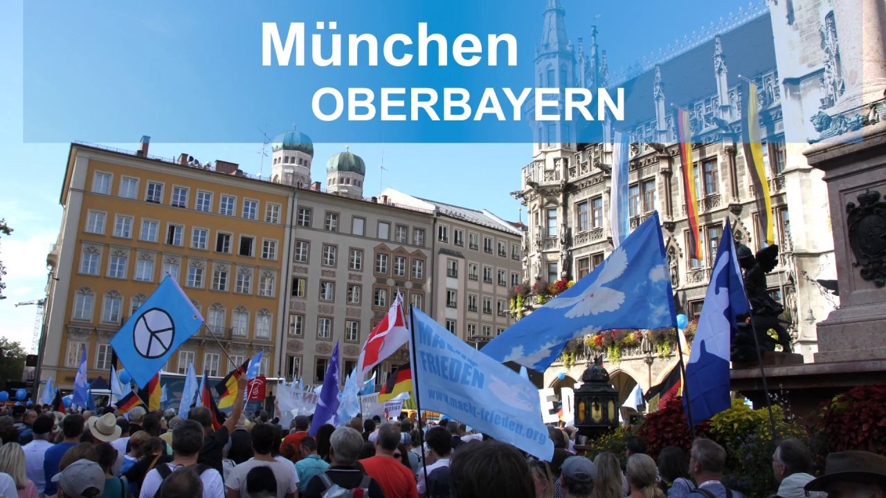 München: 1.200 demonstrierten für Frieden | 03.10.2023