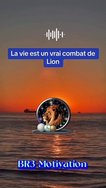 La vie est un vrai combat de Lion #motivation #positivity #positivevibes #positive #conseil