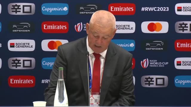 Pays de Galles - Gatland : Nous sommes évidemment très déçus