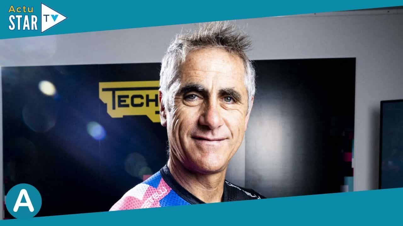 Laurent Jalabert champion du monde à 54 ans  tendre baiser avec sa jeune compagne Marion après son