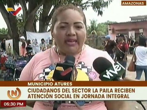Amazonas | Población del mcpio Atures sector La Paila fueron beneficiados con el Plan Amor en Acción